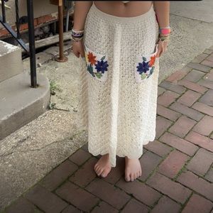 Vintage Raffia skirt